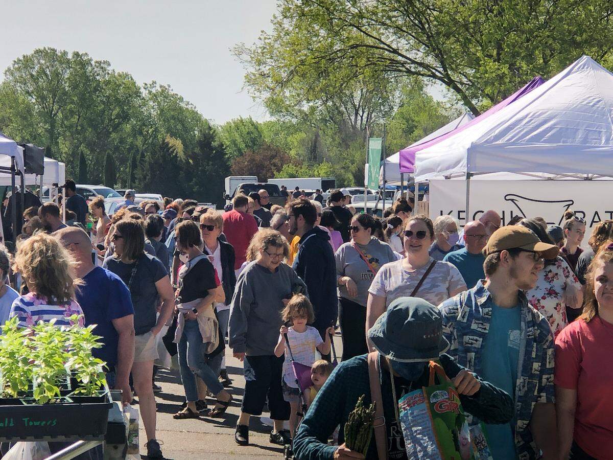 The Kansas Grown Farmers Market at 21st and Ridge launches its season on Saturday.