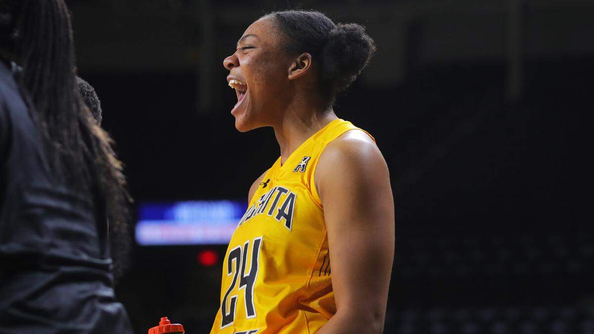 Sophomore center Trajata Colbert scored the game-winning basket with 3.9 seconds remaining in the Wichita State women’s basketball team’s 72-70 victory over Temple at Koch Arena on Sunday. It was the third straight conference win for WSU.