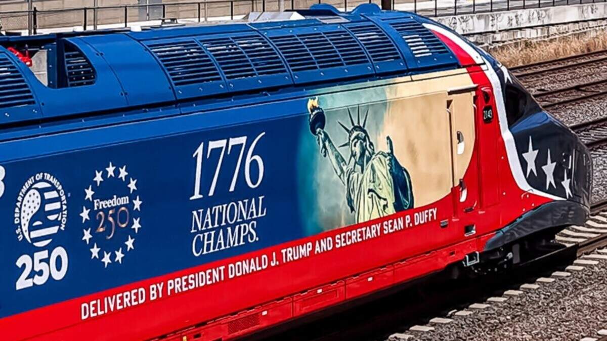 This year’s version of the Freedom Train.