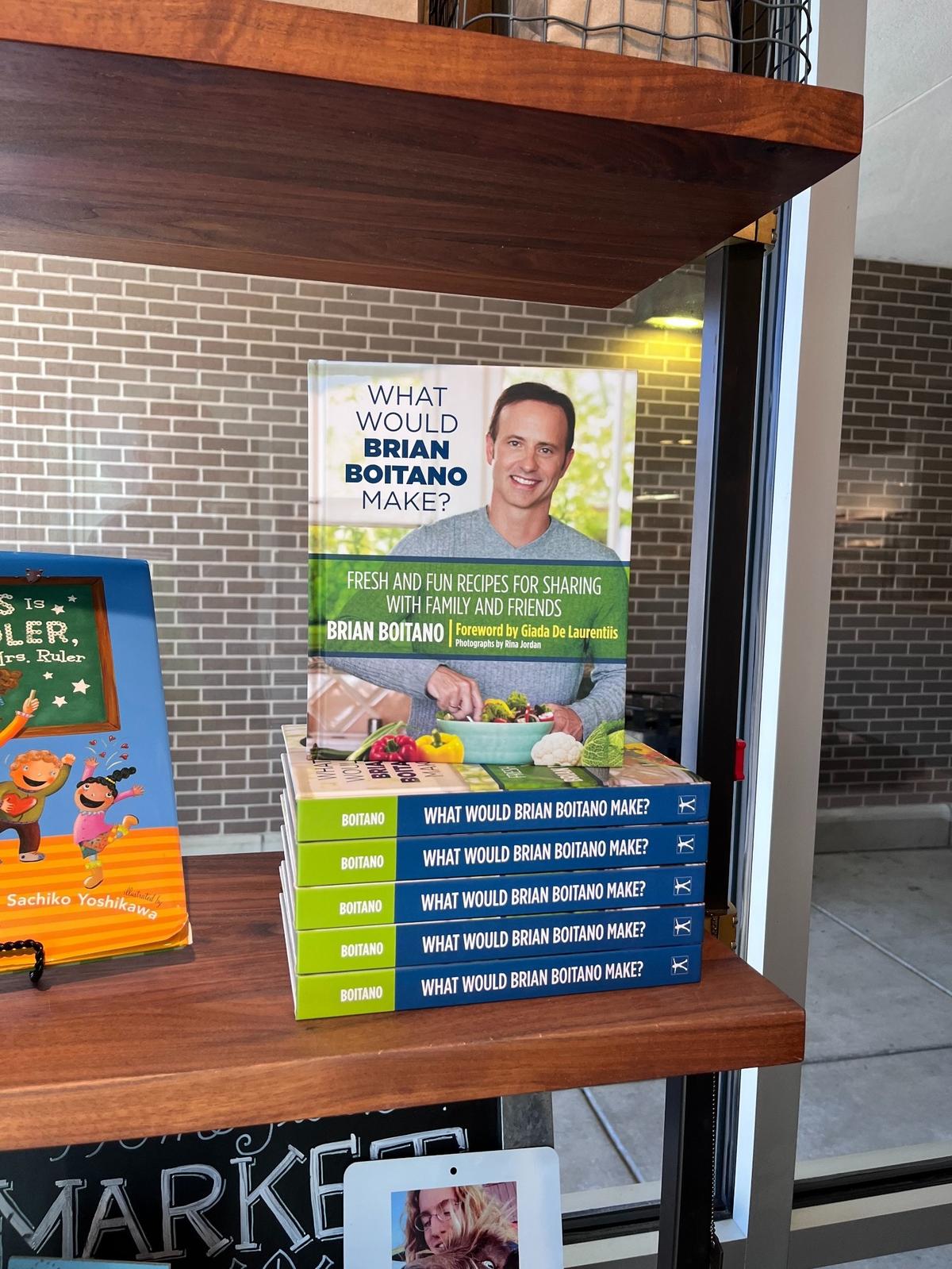 There are still a few copies of skater Brian Boitano’s new cookbook available at HomeGrown’s downtown location.