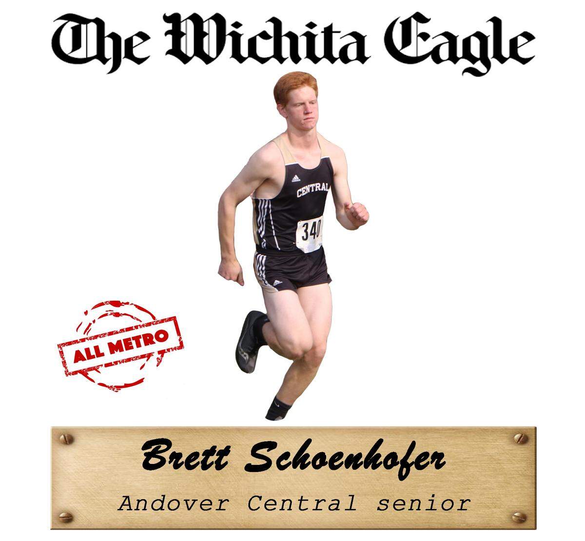 Andover Central senior Brett Schoenhofer