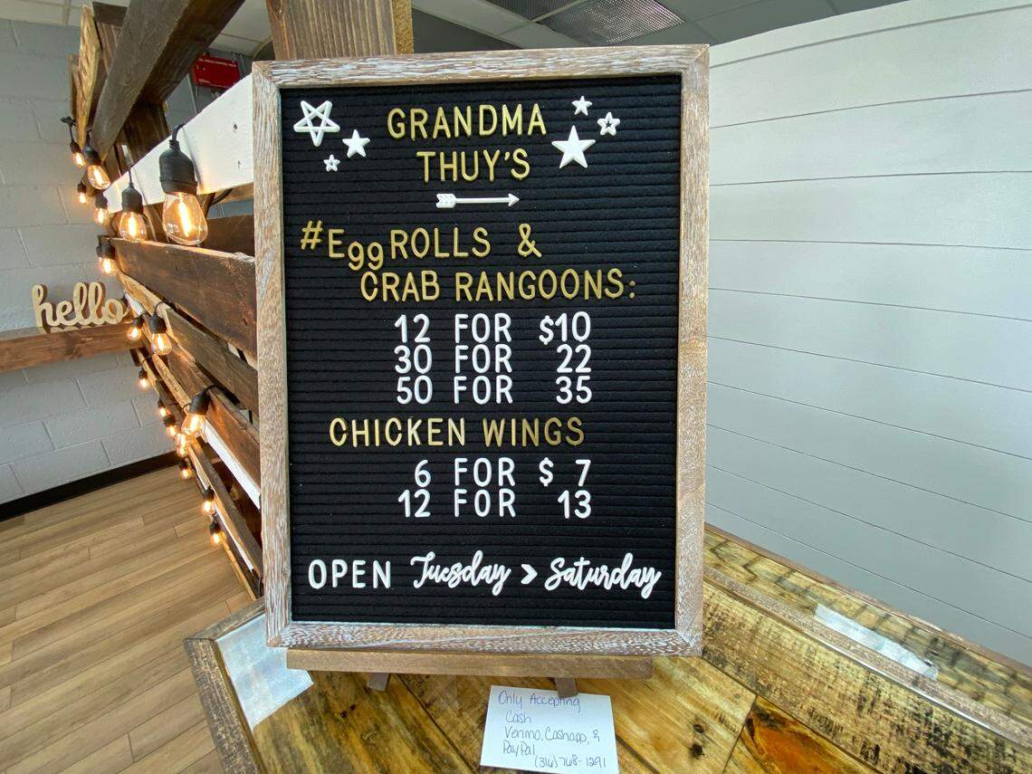 Grandma Thuy’s menu