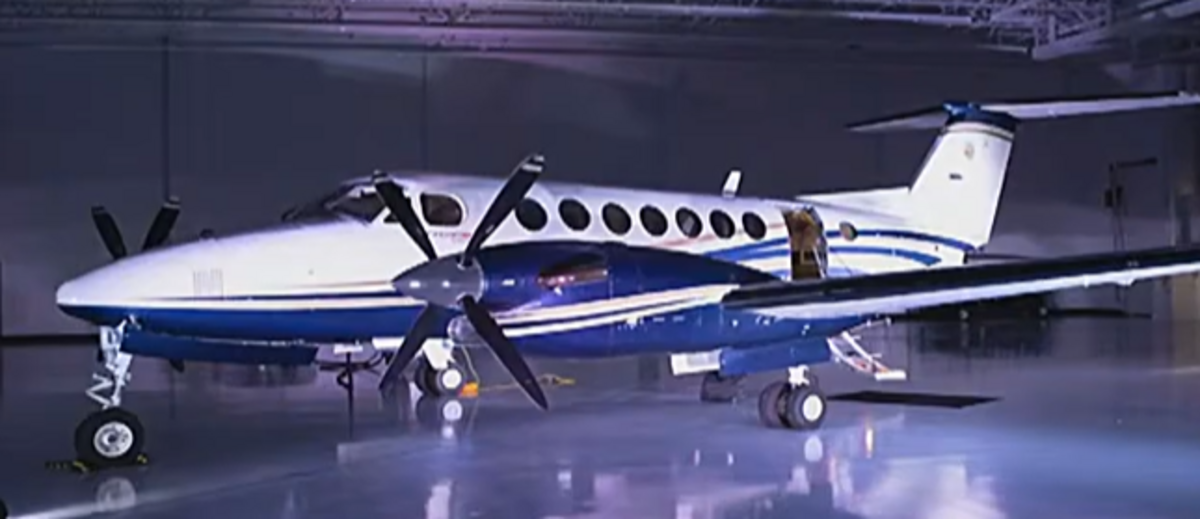 Sedgwick County’s Beechcraft King Air 350 is used to pick up criminal suspects who flee the Wichita area and get arrested in other states outside practical driving distance.