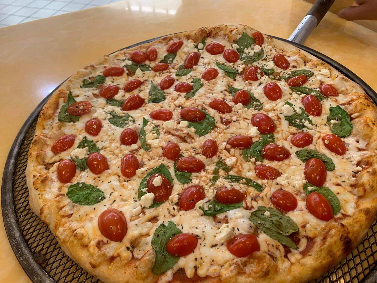 Mary’s Pizza will serve pizzas whole or by the slice at Towne East Square.