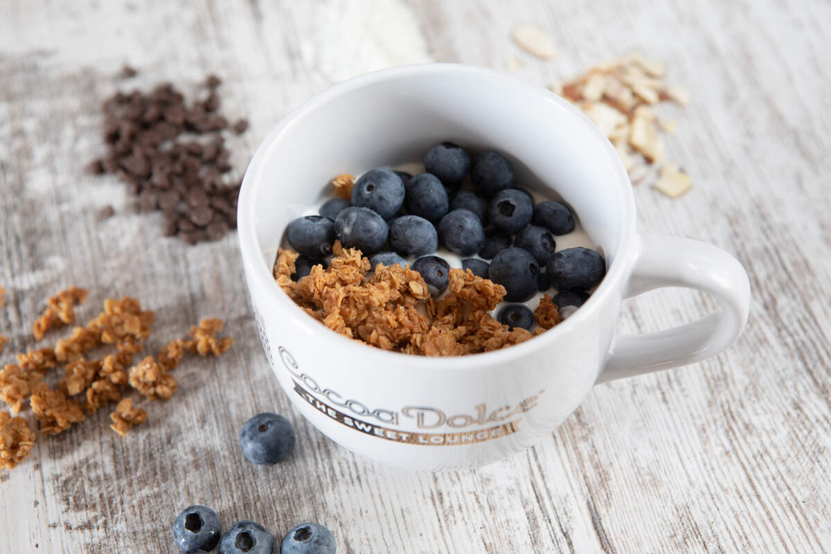 Yogurt bowls are on the new breakfast menu at Cocoa Dolce.