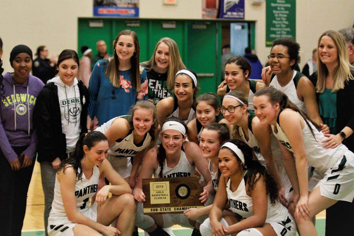 Derby girls basketball team