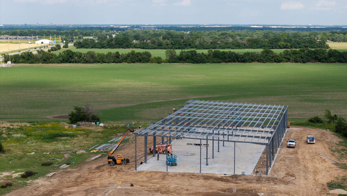 Construction started recently on Goddard City Center, the business park that will have spaces available for lease as well as land available for sale. It is being developed on a 25.7 acre site on the south side of U.S. 54 east of South 183rd Street.