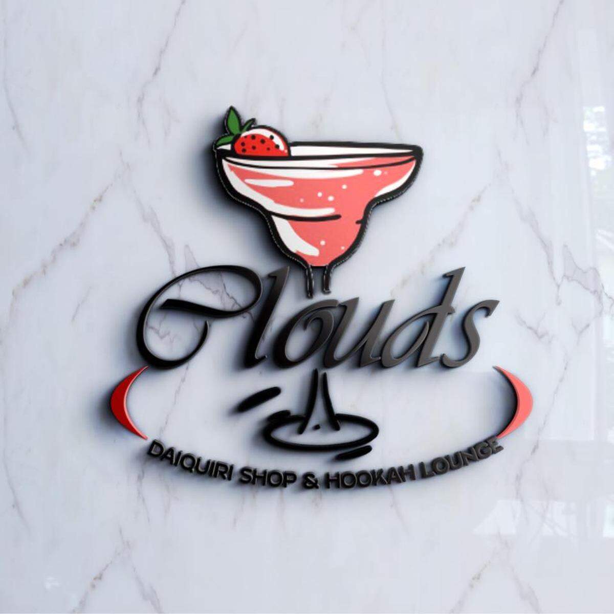 The logo on the Clouds Daiquiri Lounge Facebook page