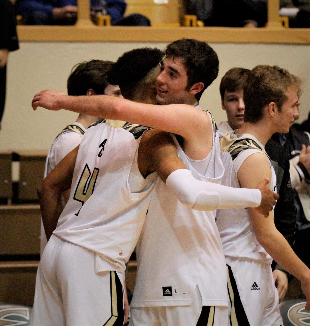 Andover Central’s Xavier Bell and Easton Leedom