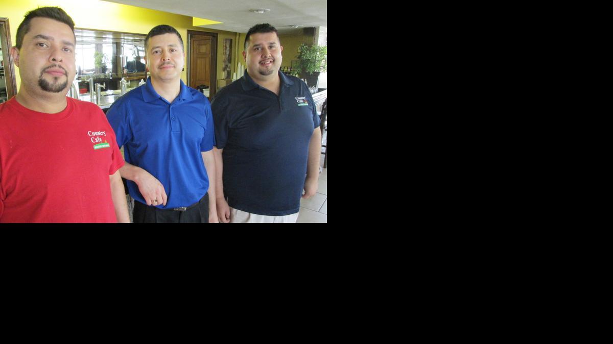 From left, Jaime, Gonzalo and Eric Delgado are, along with their sister Lucy Hernandez, the owners of Country Cafe on South Seneca.

