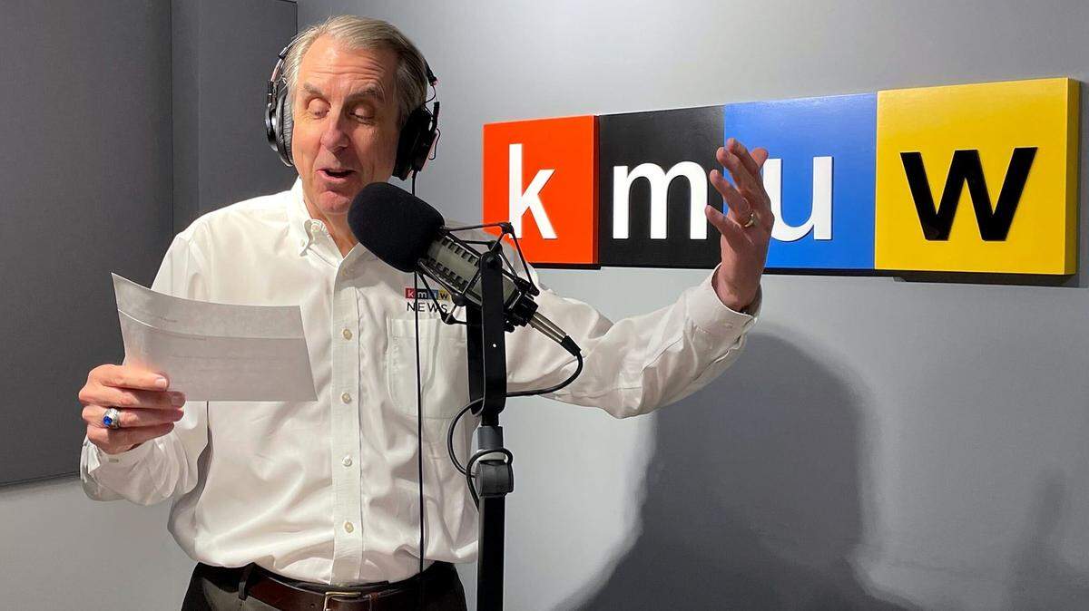 Though a newspaper man at heart, Tom Shine is finishing up his long career in journalism as director of news and public affairs for KMUW. He’s served as a mentor to hundreds of journalists in his almost five-decade career.