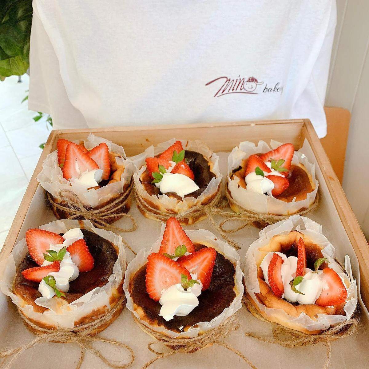 Egg tarts, cream puffs and other sweet and savory treats are sold at Mi No Bakery, a new Vietnamese bakery at Oliver and Pawnee.