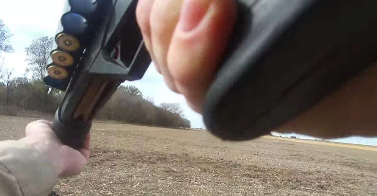 A Kansas game warden shot loose a buck that was entangled with another on Monday in Dickinson County. The other buck had died.