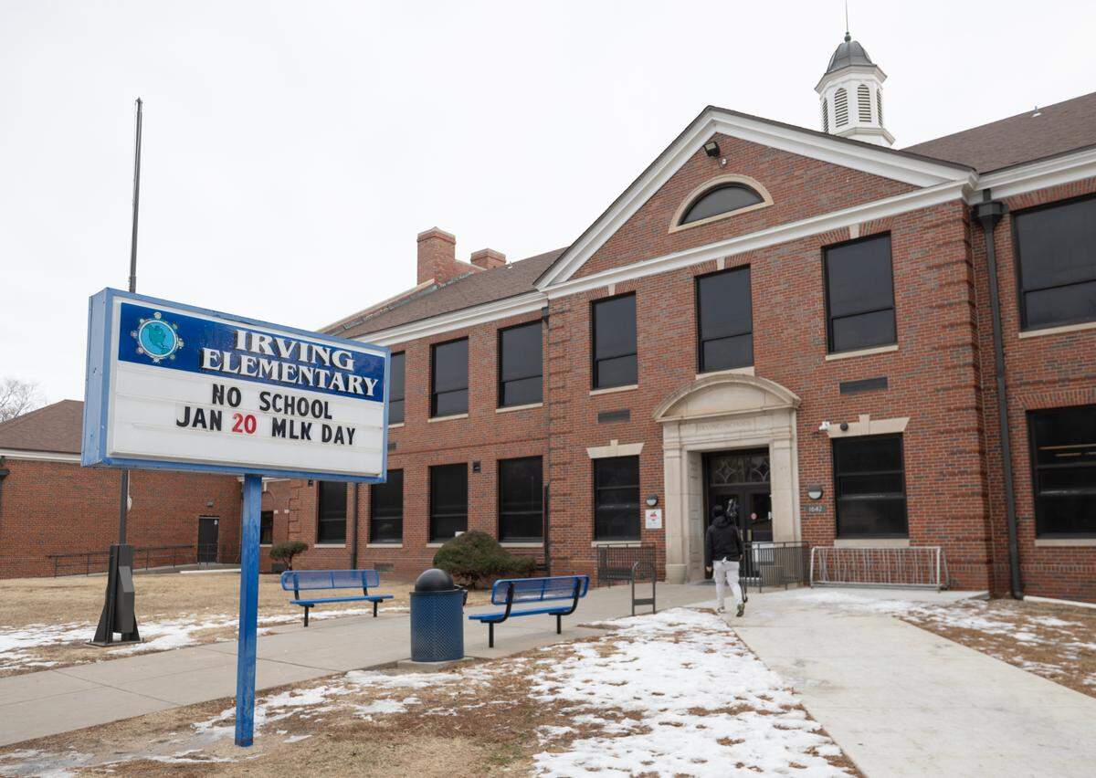 Irving Elementary School is located at 1642 N. Market.
