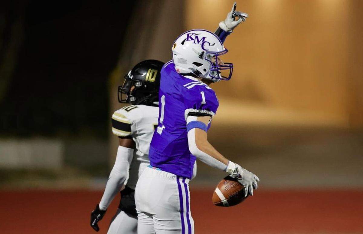 Jackson Daniel is one of the top returners this season for the Kapaun Mt. Carmel football team.