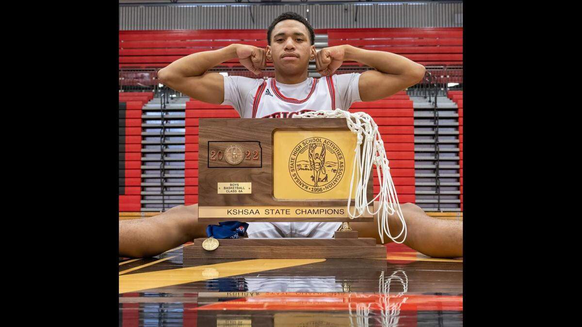 Wichita Heights junior Marcus Zeigler was a first team all-state player for the 2021-22 season.