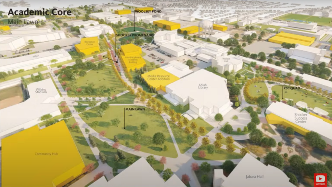 Wichita State looks to drastically change campus by 2034. Here’s a glance at the plans