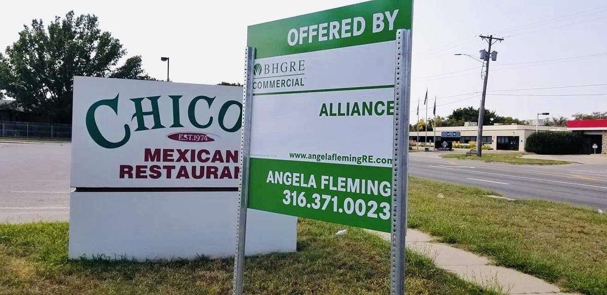 The for-sale sign in front of Chico’s Restaurant in Wichita is coming down.