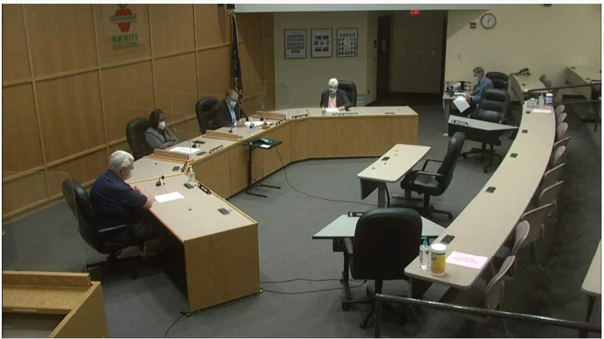 The Wichita school board will meet Monday evening to discuss the North High School Redskins mascot.