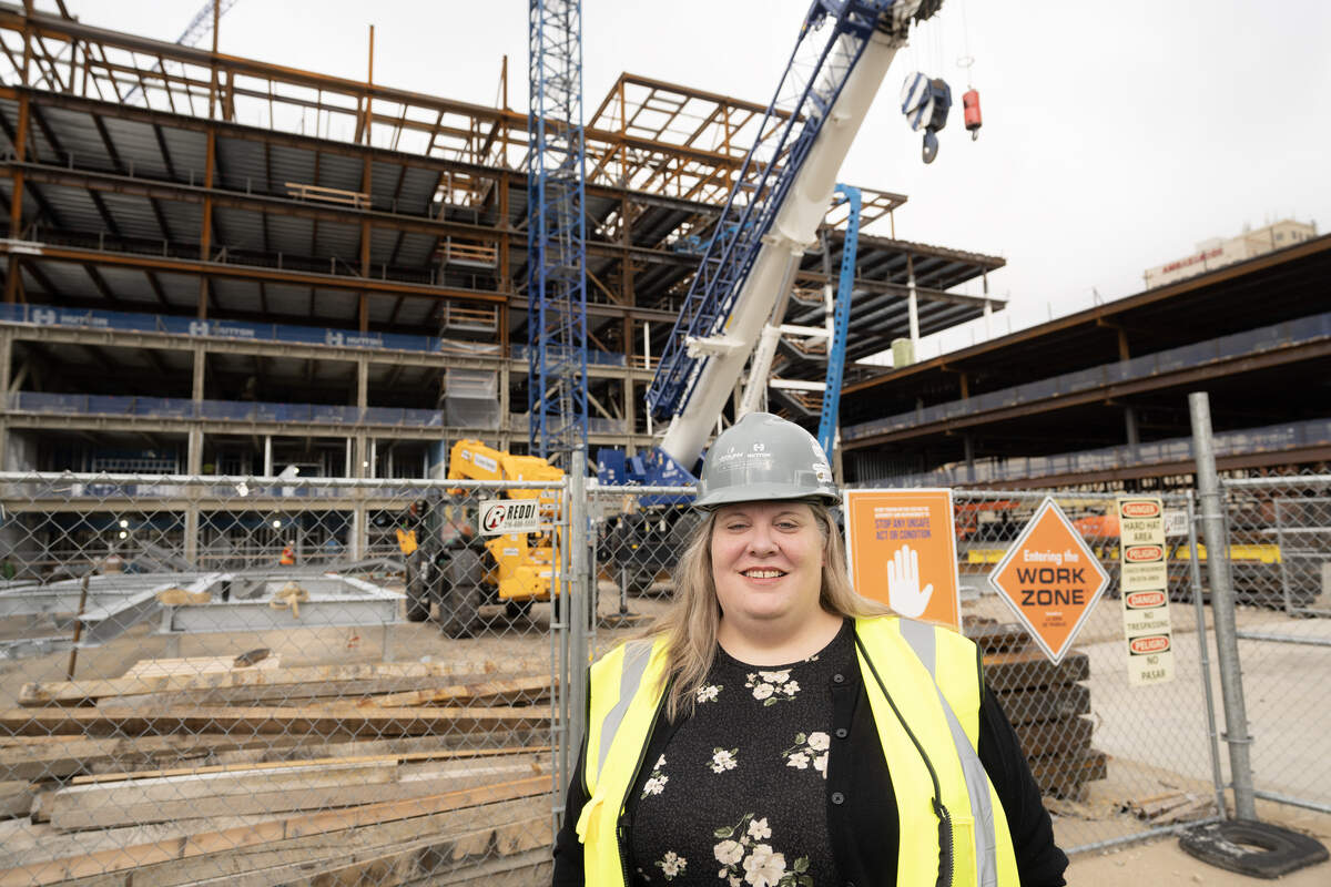 Stacy Christie is responsible for overseeing construction of the new 350,000-square-foot, nine-story Wichita Biomedical Campus in downtown Wichita.