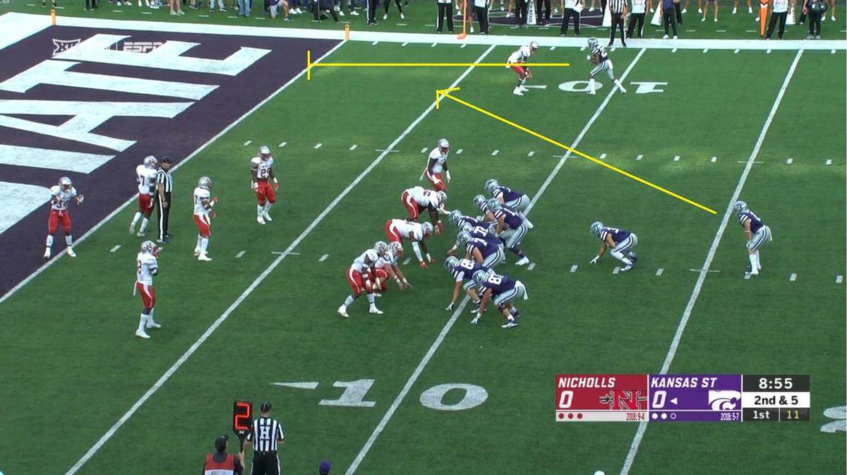 Harry Trotter’s touchdown.
