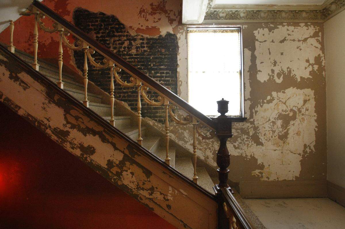 The stairwells in the Orpheum in 2011