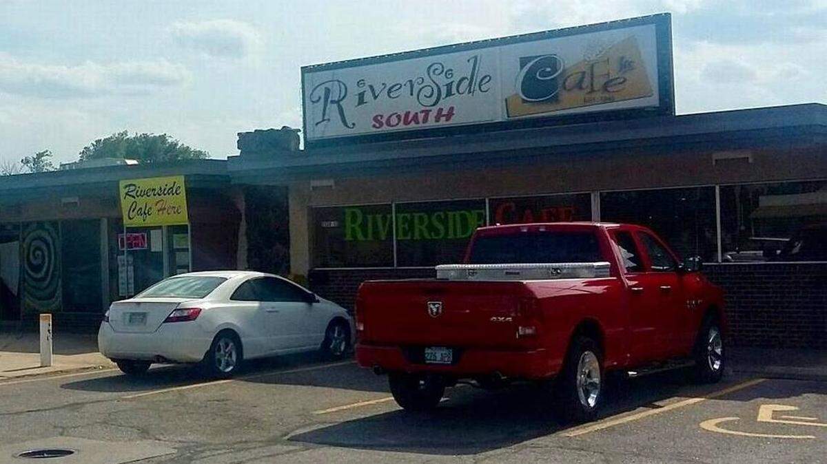 Riverside Cafe was the last tenant in the former Crazy Horse Supper Club space at 2539 W. Pawnee. When it closed in 2017, its owners removed a sign that revealed the old Crazy Horse awning, aged but still in tact.