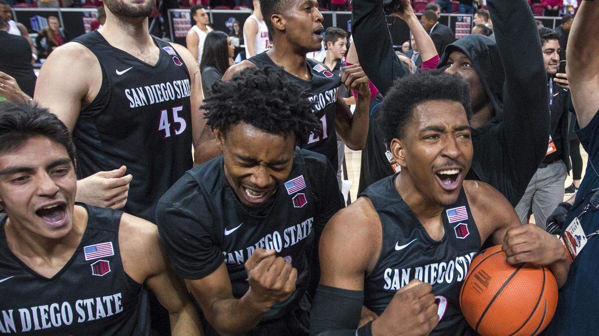 San Diego State University advanced to this year's NCAA men's basketball tournament after a win over New Mexico in the Mountain West championship.