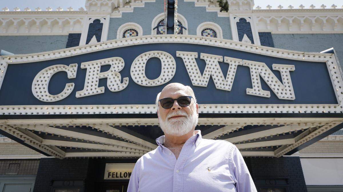 J Basham has managed the Crown Uptown Theatre for Mike Garvey for the last couple of years, and on Thursday he bought the business.