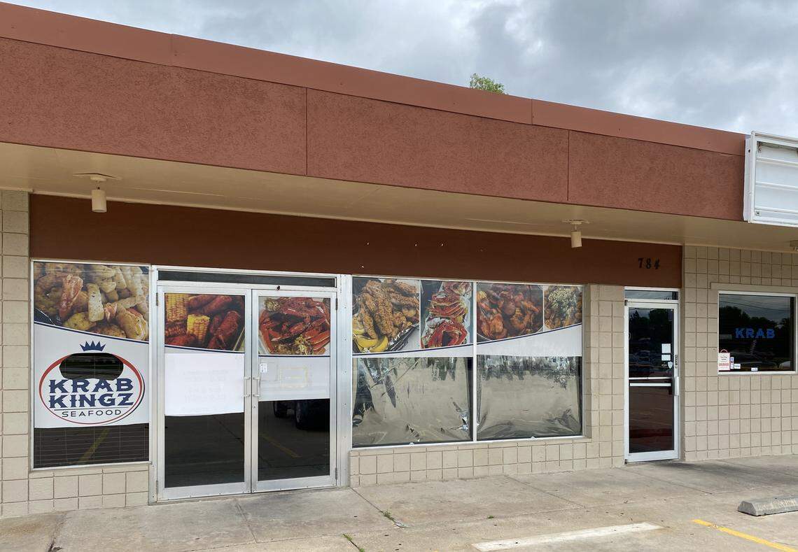 Krab Kingz Seafood closed in April, and now Crazy Crab has taken over a building across the street.