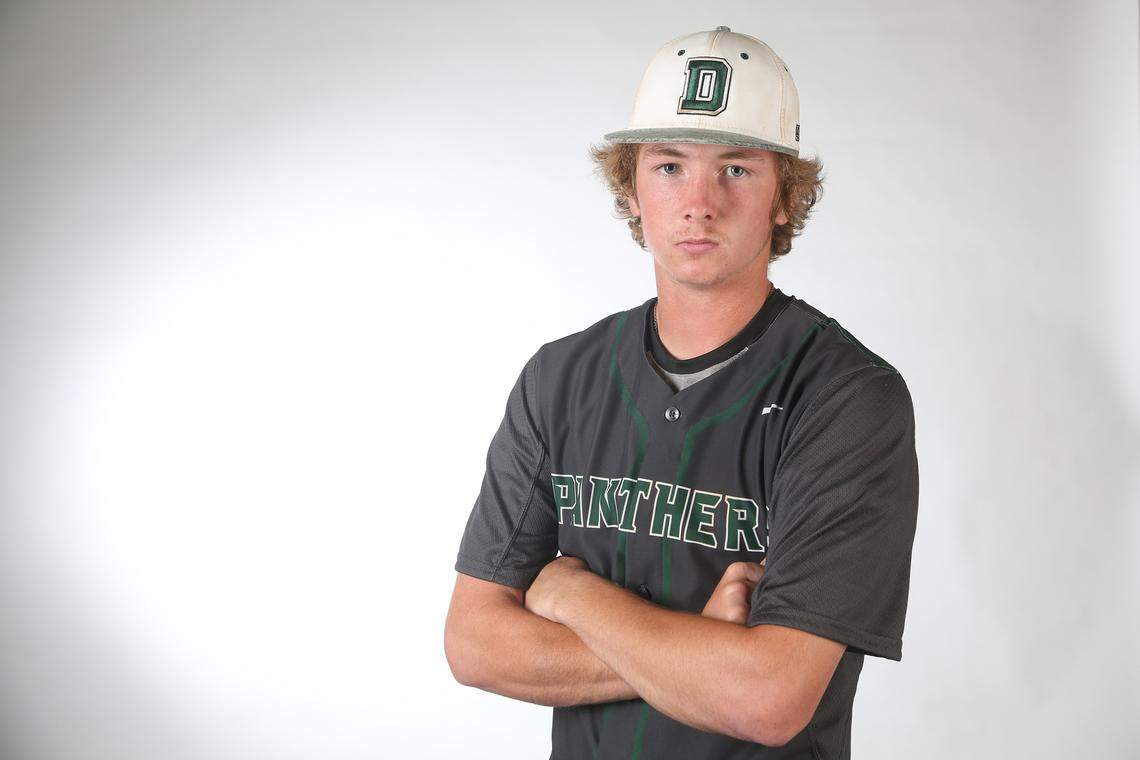 Derby pitcher Grant Adler. (June 4, 2018)