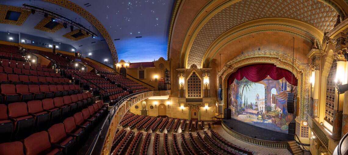 The historic Orpheum Theatre auditorium after extensive $13 million renovation