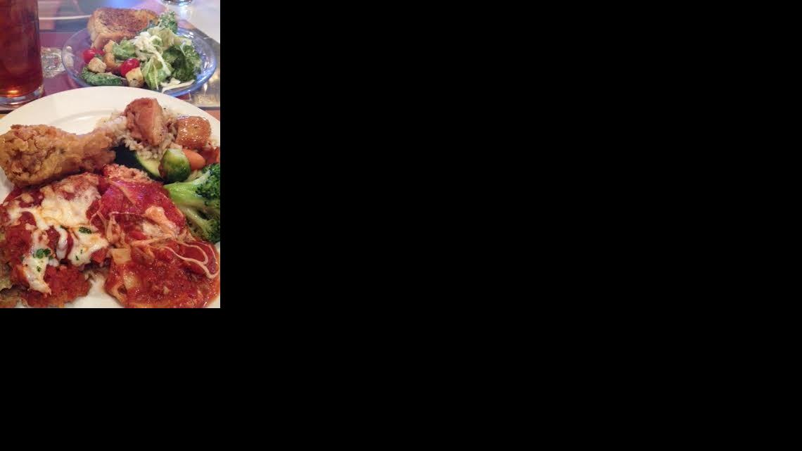 A sampling of the fare at Sweet Basil.

