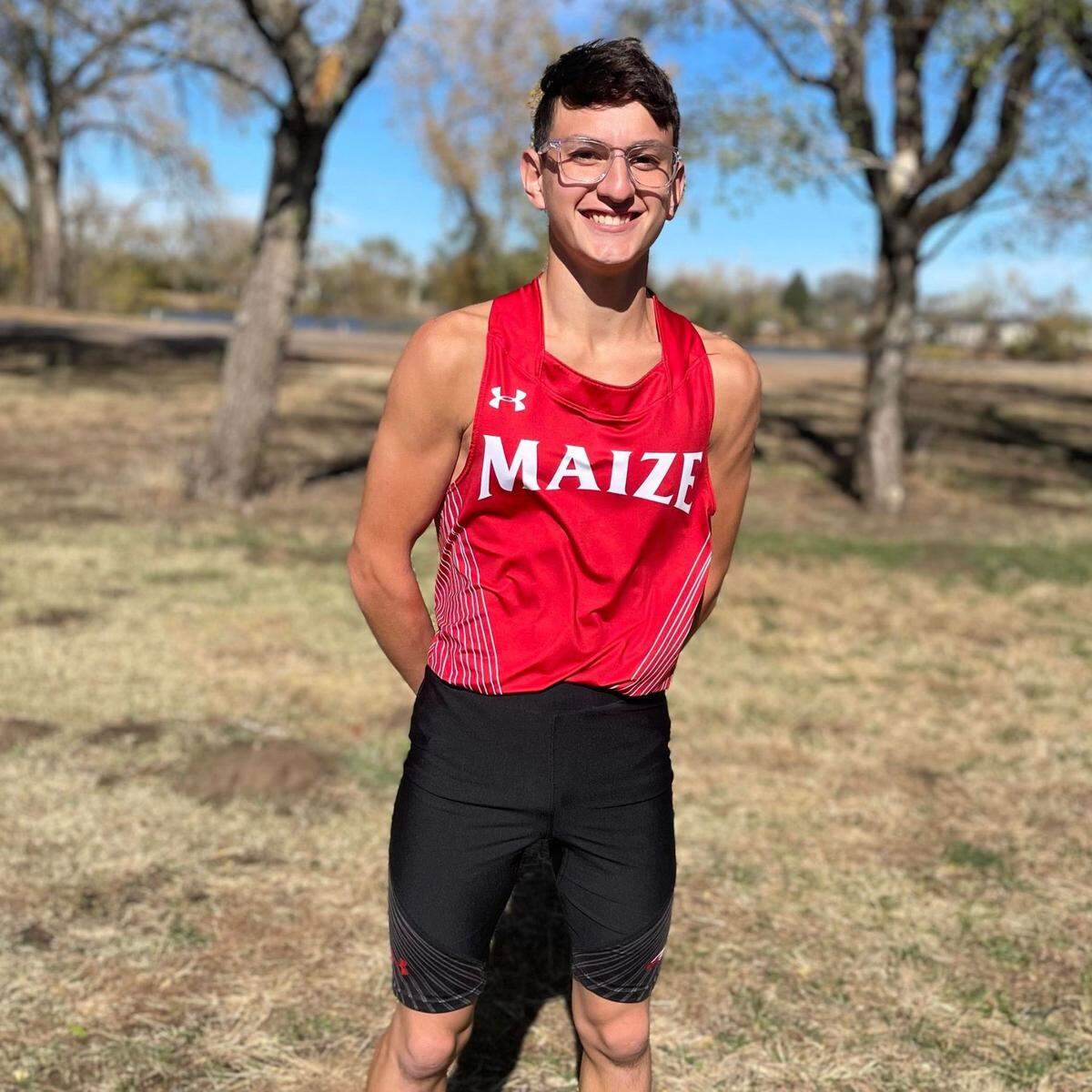 Maize junior Kaleb Glazier