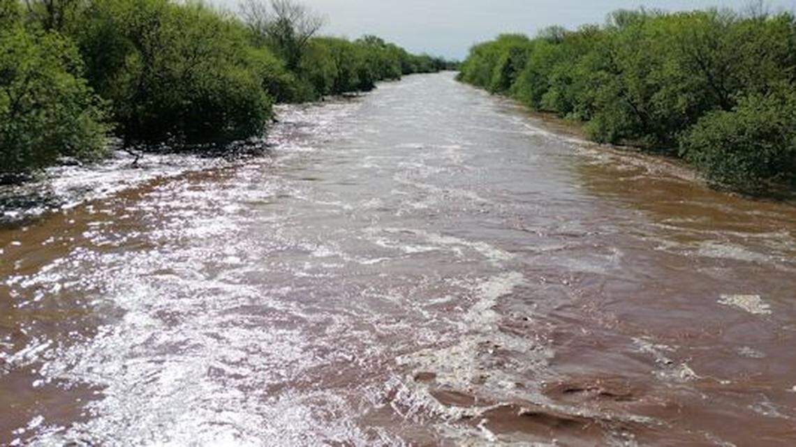 Grouse Creek near Silverdale, Kansas.