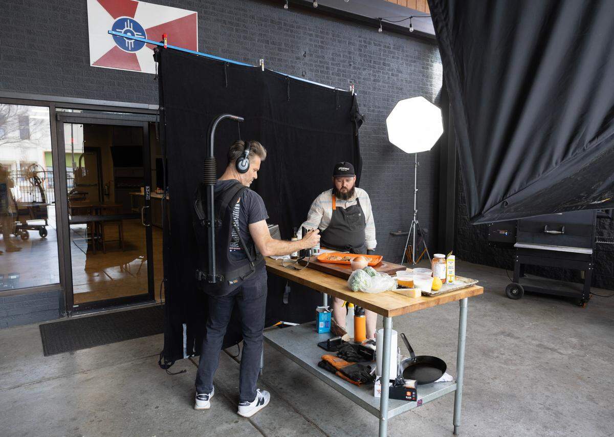 All Things BBQ Chef Tom Jackson collaborates each week with Justin Cary to shoot two cooking videos for YouTube. The videos have racked up millions of views.