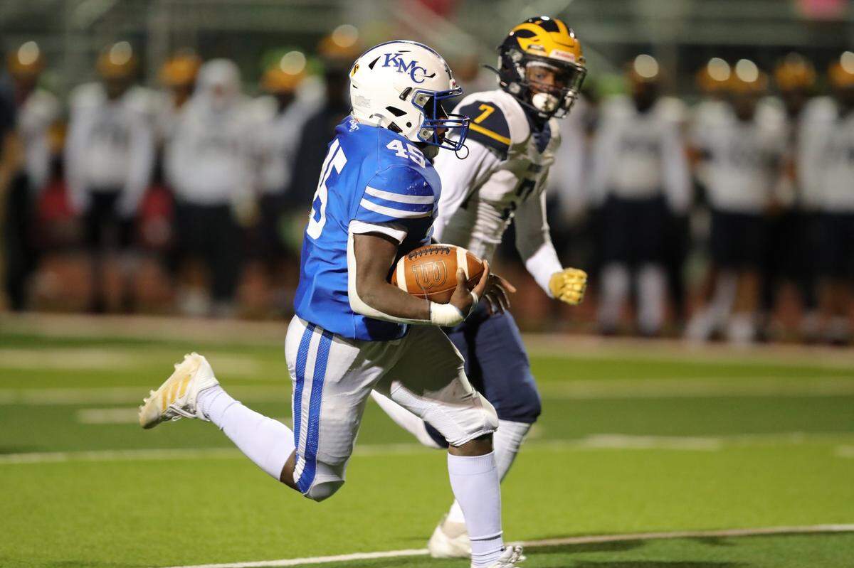 Kapaun running back Omari Elias was named the Offensive Player of the Year in Class 5A this season.