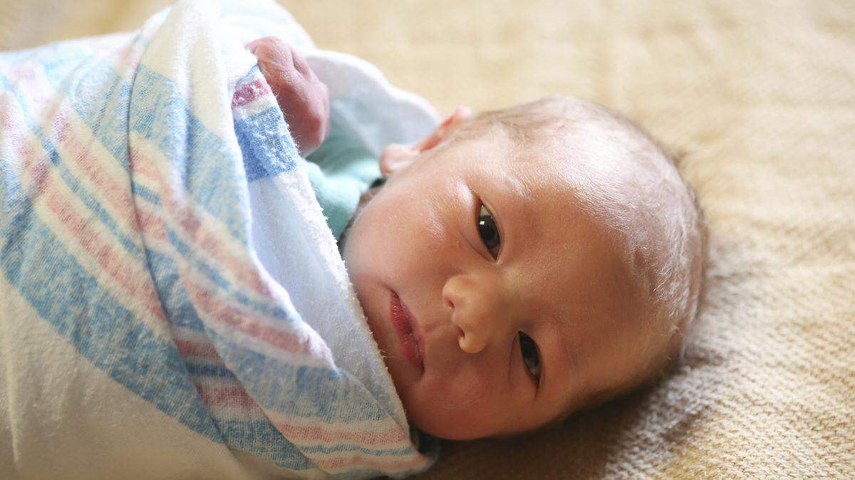 Liam Marcy, photographed a day after he was born in 2017 at Wesley Medical Center to Jim and Sarah Marcy. (April 27, 2017)