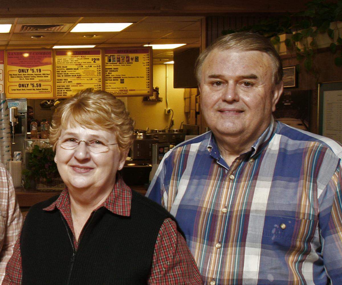 Carol and Ken Hertel are pictured in the Woodlawn Barn’rds in 2007.