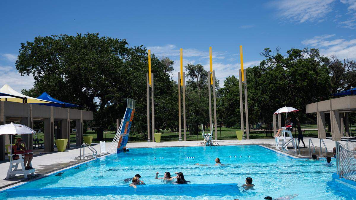 Charles McAfee Pool inside McAdams Park at 1240 E. 14th St. 