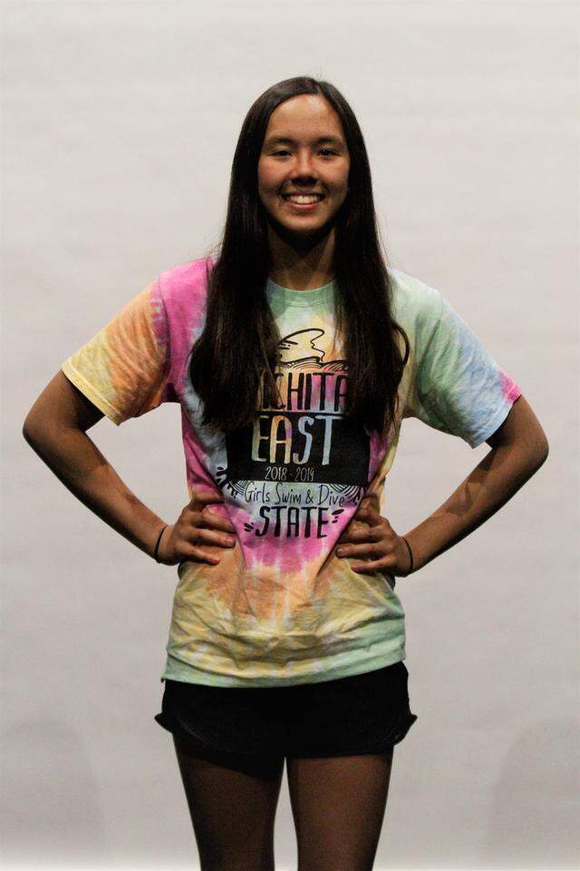 2019 All-Metro Girls Swimming selection, 100-yard backstroke, Wichita East’s Astrid Dirkzwager