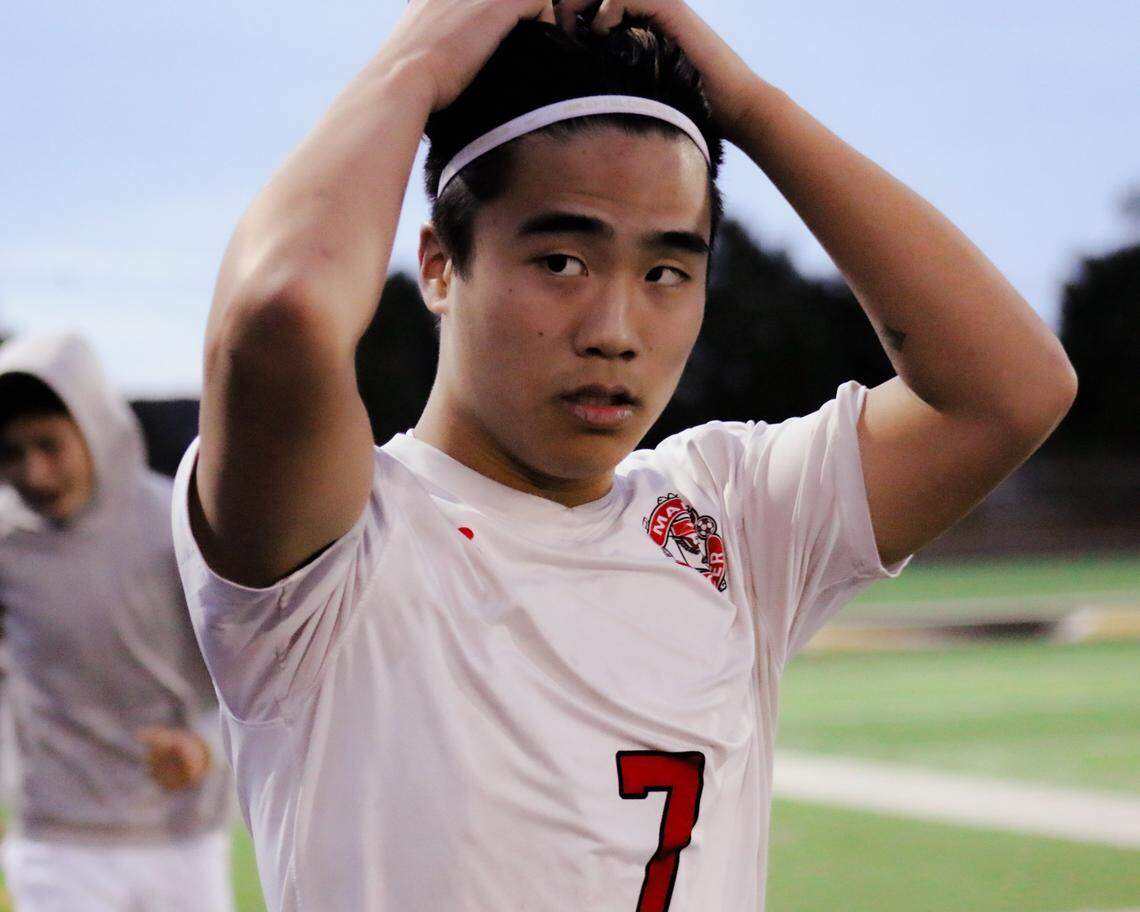 Andy Nam, a junior forward at Maize, has returned from open-heart surgery in less than four months to help the Eagles reach the Class 5A semifinals on Friday.