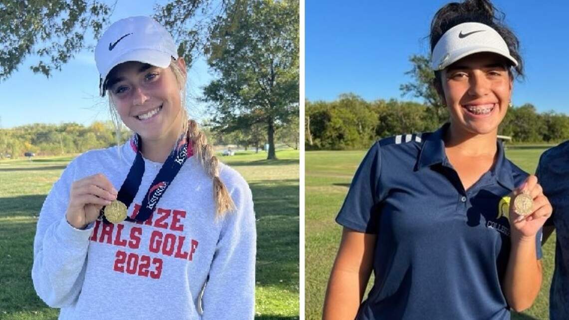 Two Wichita golfers etch names in Kansas high school history as 3-time state champions