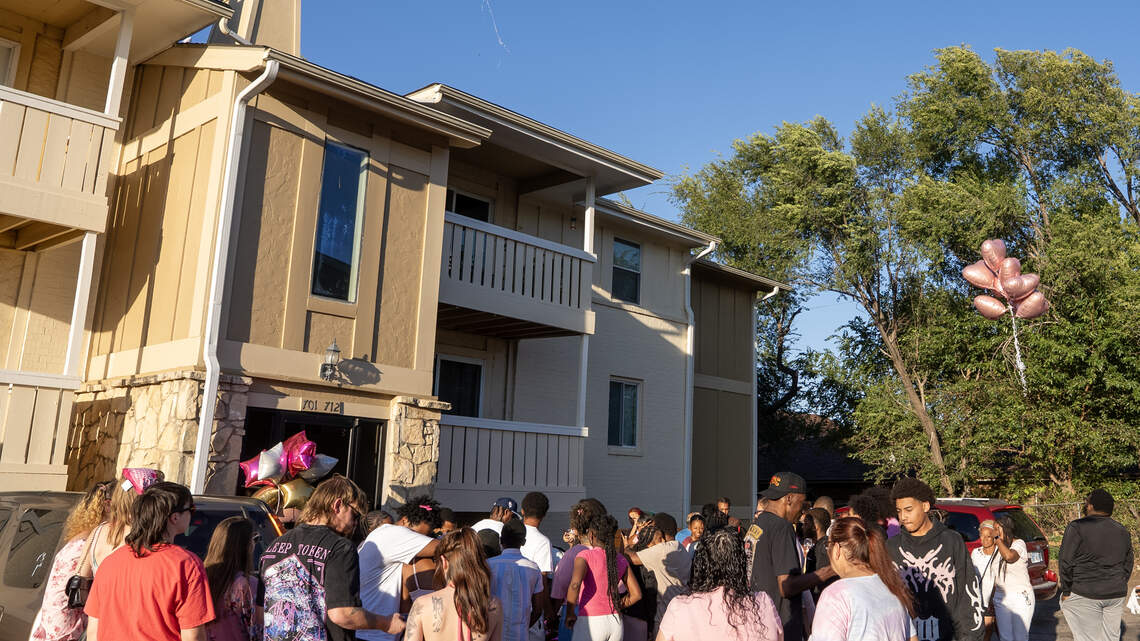 ‘She’s still with us’: Loved ones gather to mourn, remember Wichita shooting victim