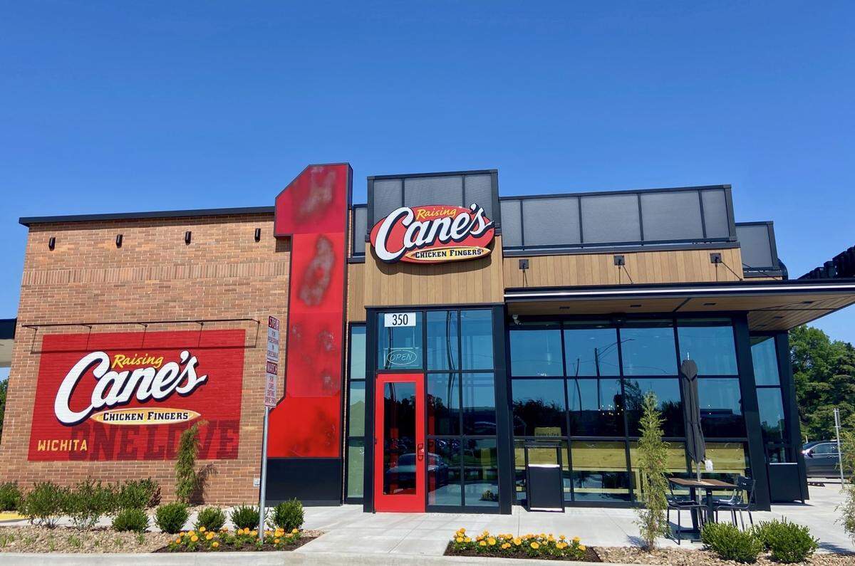 Wichita’s first Raising Cane’s restaurant opens at 350 S. Ridge Road at 10 a.m. on Tuesday, June 24.