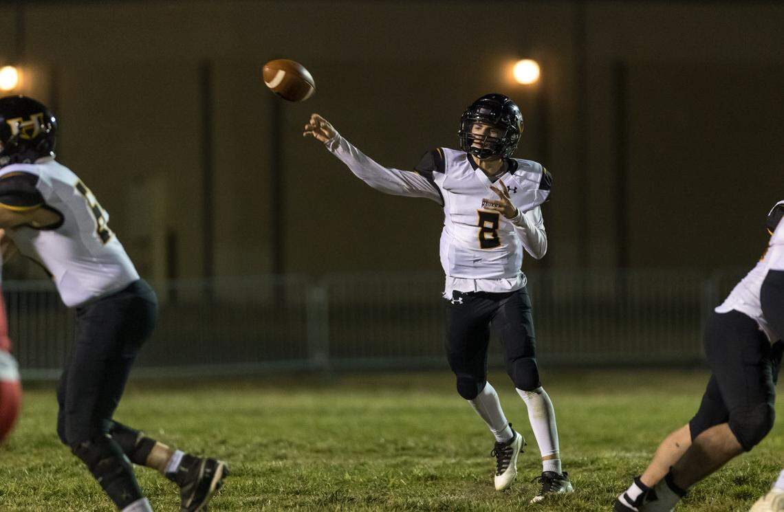 Haven senior quarterback Darby Roper.