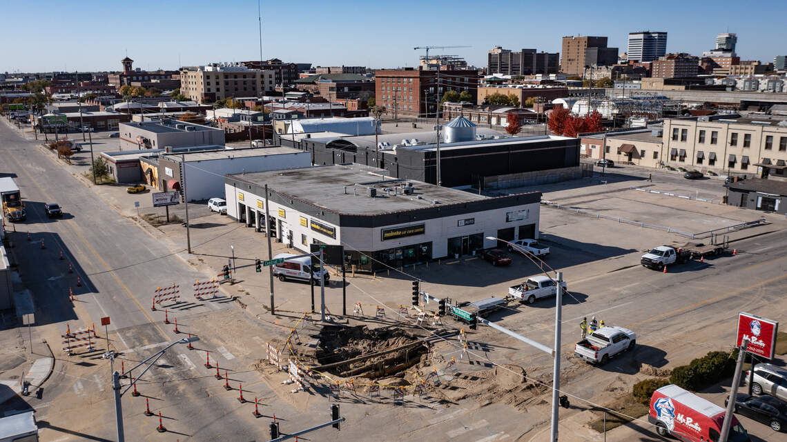 Weekend water main break causes road closures near downtown Wichita