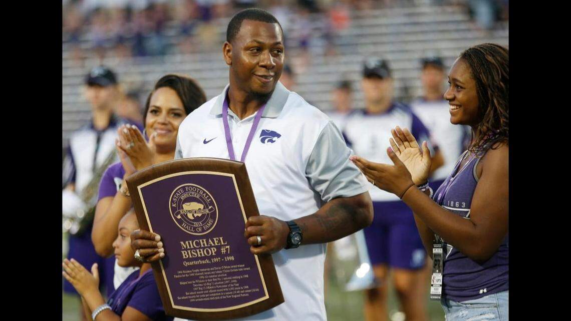 Michael Bishop, who was inducted into the K-State football Ring of Honor in 2015, is hoping to be inducted into the College Football Hall of Fame class of 2022.