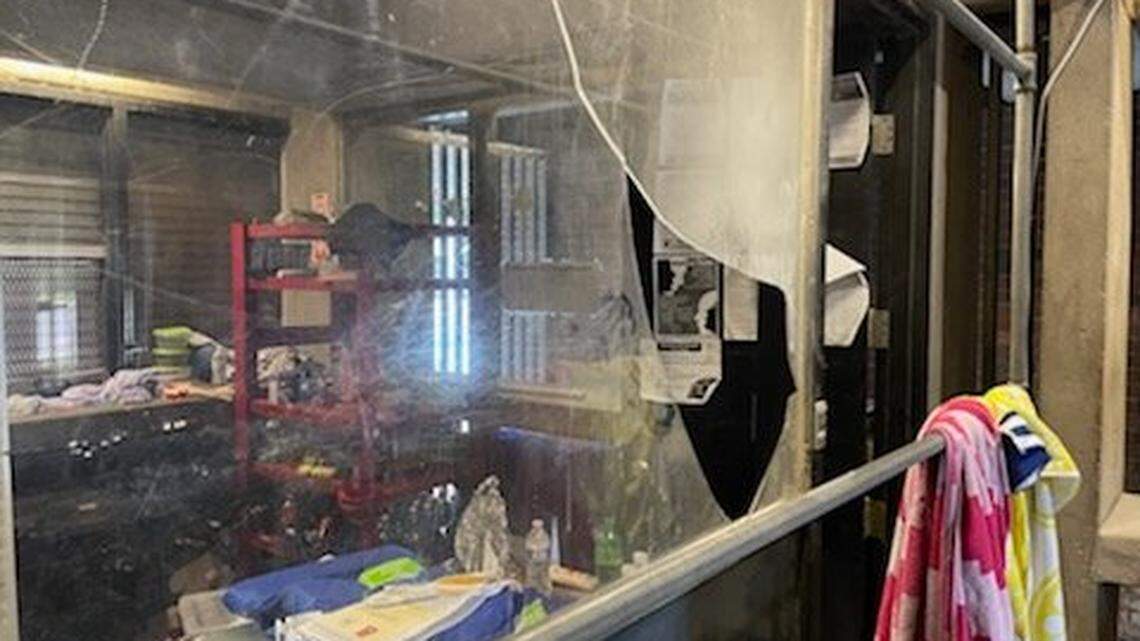 The McAfee pool near downtown Wichita is closed Tuesday after it was vandalized overnight. City staff place the damage costs at around $15,000.