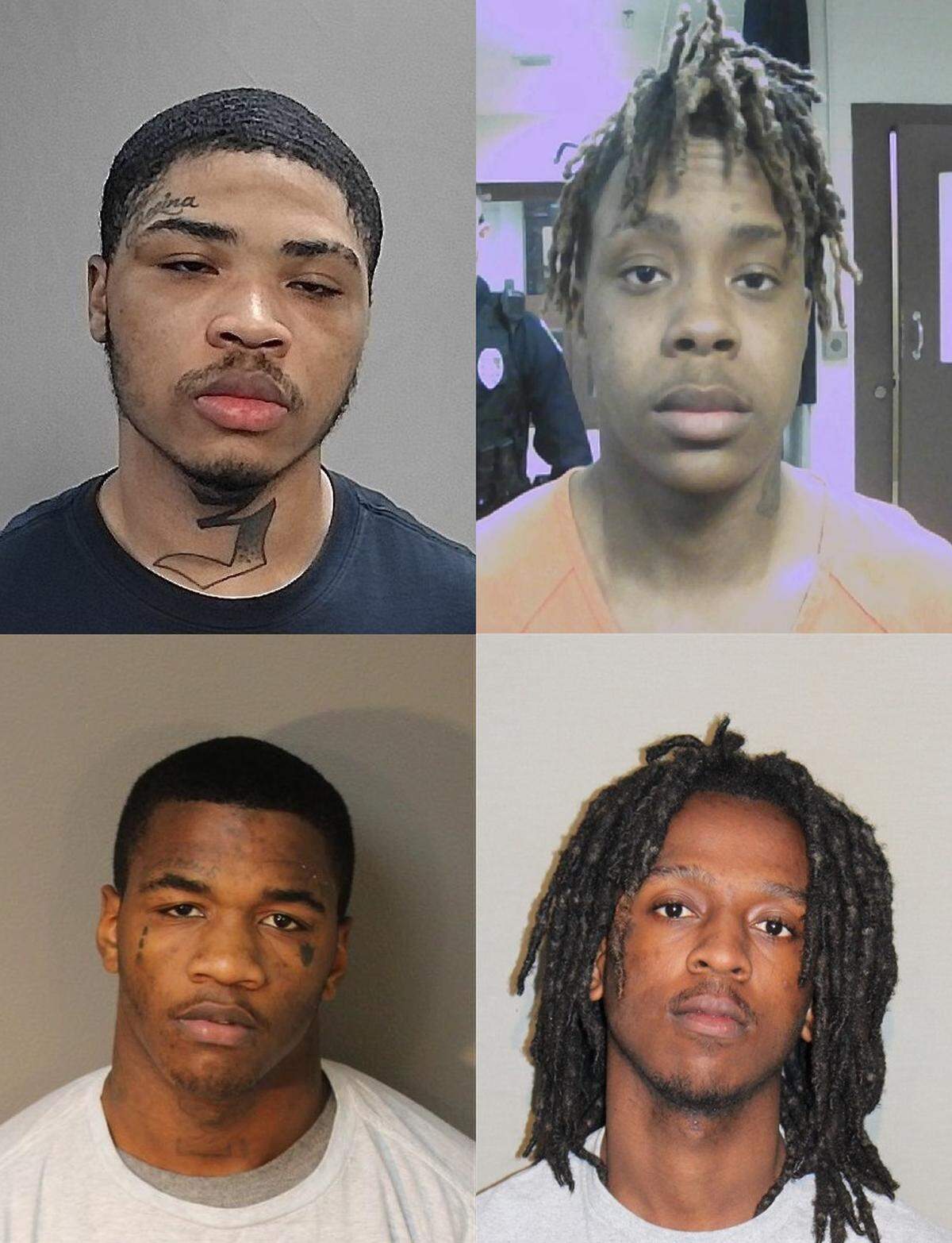 Top left to right: Tre’Breh Jones, James Lowe Jr. Bottom left to right: Javion Wimbley, Elijah Sullivan